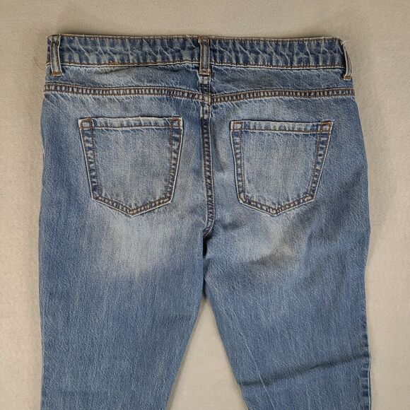 Forever 21 Premium Women's Jeans Size 27 (30x30)‎ Tapered Leg Distressed - Picture 5 of 9